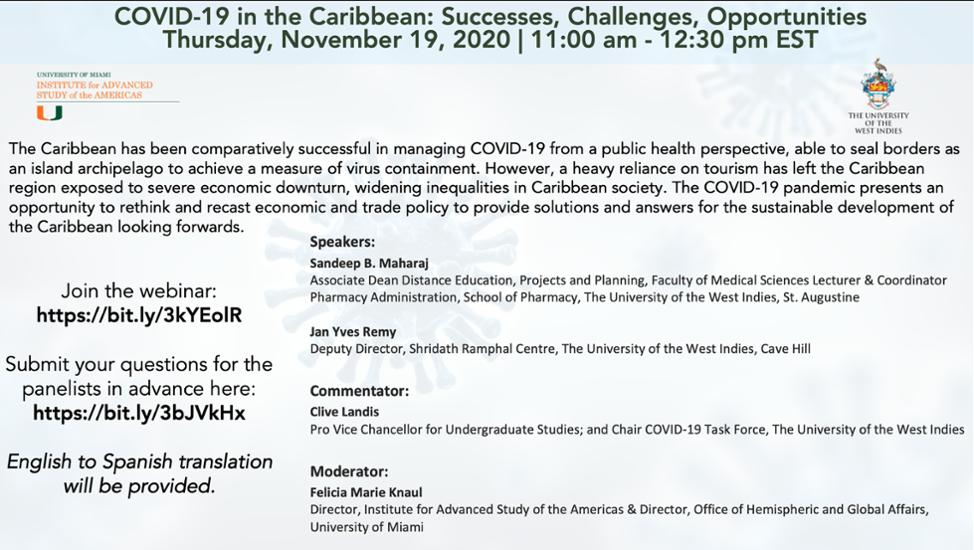 COVID19 in the Caribbean