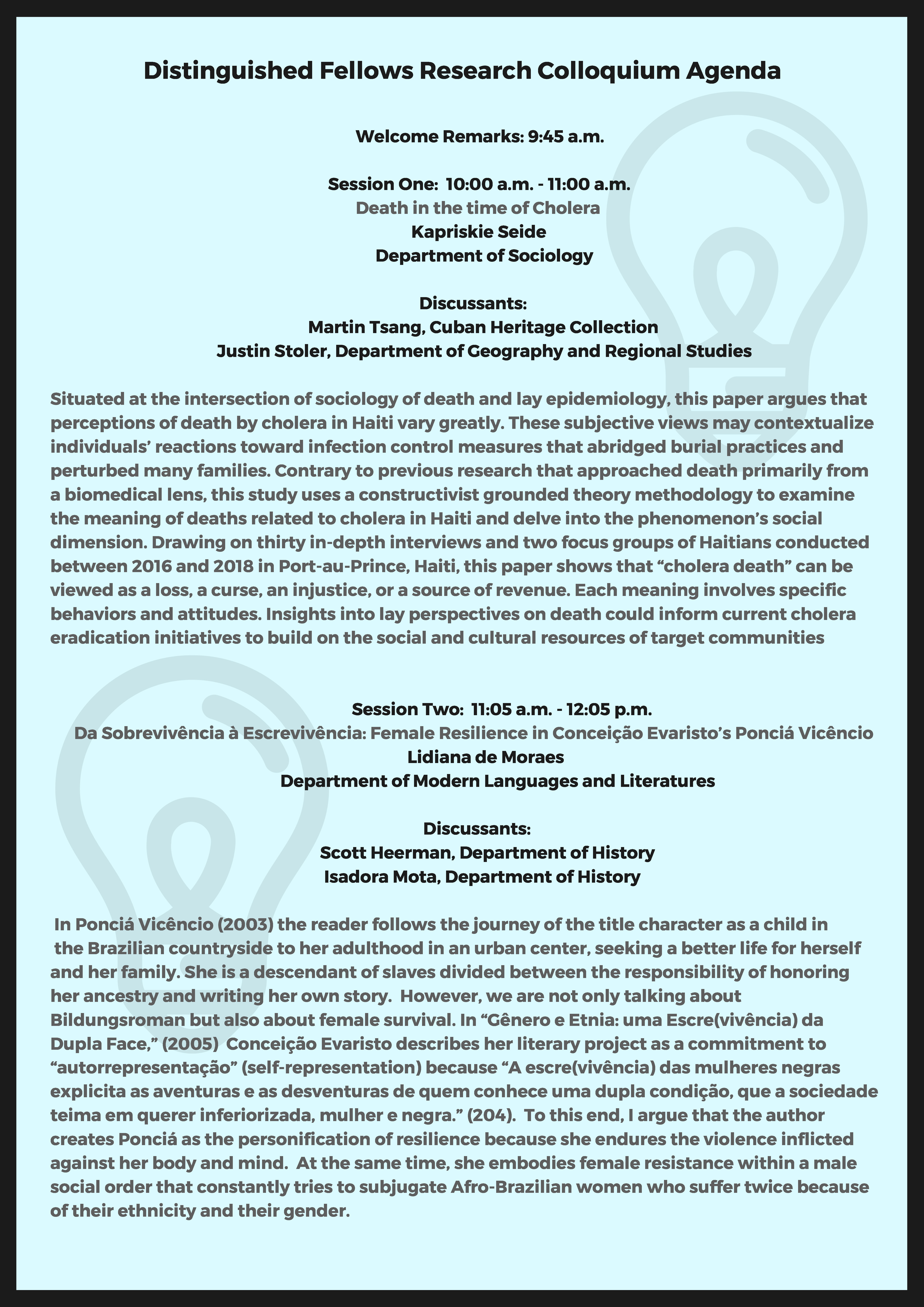 UMIA Distinguished Fellows Research Colloquium